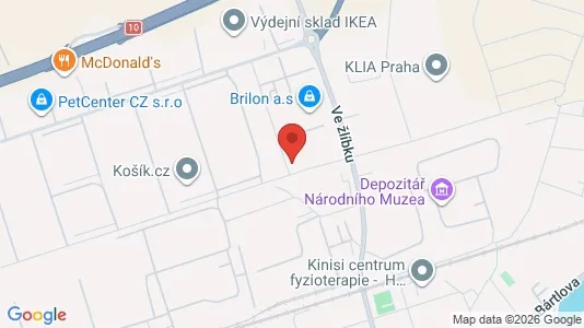 Varastot Vuokrattavana i Praha 10 - Kuva Google Street Viewstä