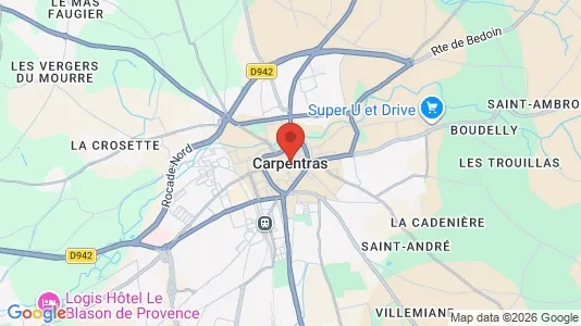 Varastot Vuokrattavana i Carpentras - Kuva Google Street Viewstä