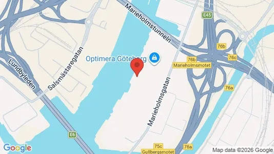 Lagerlokaler til leje i Gøteborg Ø - Foto fra Google Street View