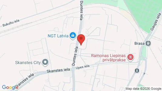 Kontorlokaler til leje i Riga Skanste - Foto fra Google Street View