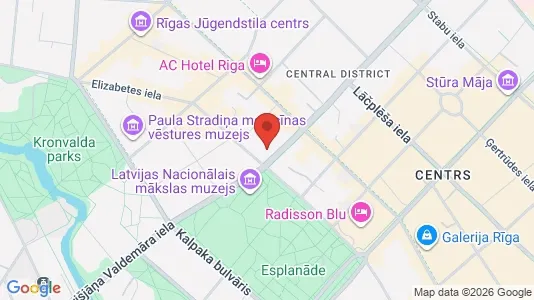 Espacios de oficina En alquiler i Riga Centrs - Foto de Google Street View