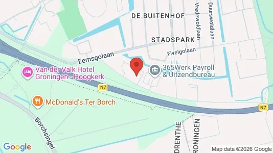 Toimistotilat Vuokrattavana i Groningen - Kuva Google Street Viewstä