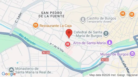 Kontorlokaler til leje i Burgos - Foto fra Google Street View