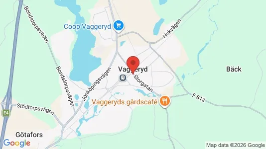 Ladenlokale zur Miete i Vaggeryd – Foto von Google Street View