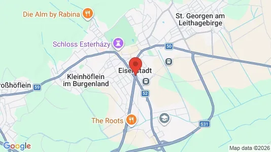 Büros zur Miete i Eisenstadt – Foto von Google Street View