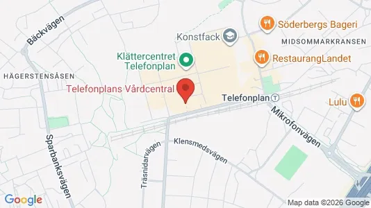 Kontorslokaler för uthyrning i Söderort - kort over placeringen
