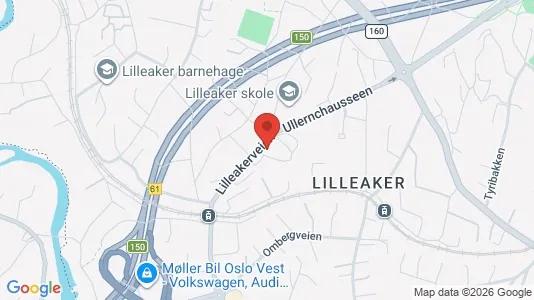 Showroomit Vuokrattavana i Oslo Ullern - Kuva Google Street Viewstä