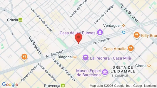 Coworking-tilat Vuokrattavana i Barcelona Eixample - Kuva Google Street Viewstä