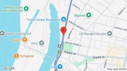 Varastot Vuokrattavana i Budapest Újpest - Kuva Google Street Viewstä