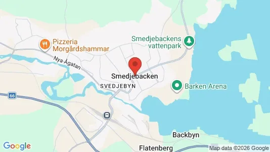 Kaupat Vuokrattavana i Smedjebacken - Kuva Google Street Viewstä