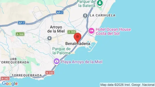 Ravintolat Vuokrattavana i Benalmádena - Kuva Google Street Viewstä