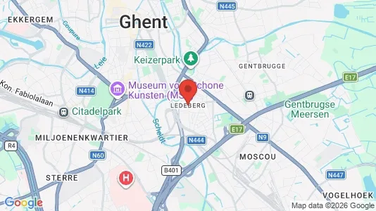 Kantorruimte te huur i Gent Ledeberg - Foto uit Google Street View