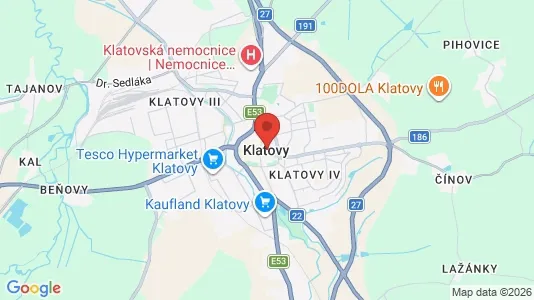 Lager zur Miete i Klatovy – Foto von Google Street View