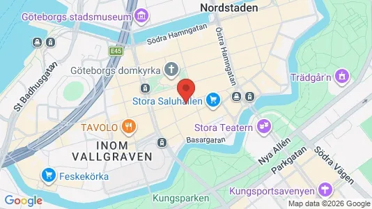 Kontorlokaler til leje i Gøteborg Centrum - Foto fra Google Street View